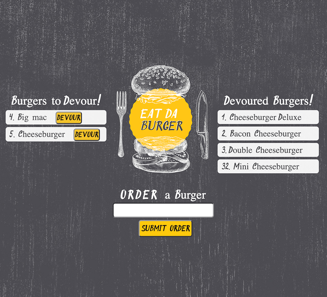 Eat-Da-Burger App